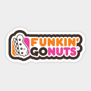 funkin go nuts Sticker